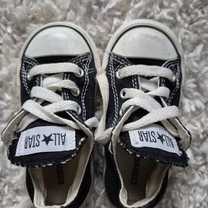 Toddler Converse Kids Black and White Sneakers